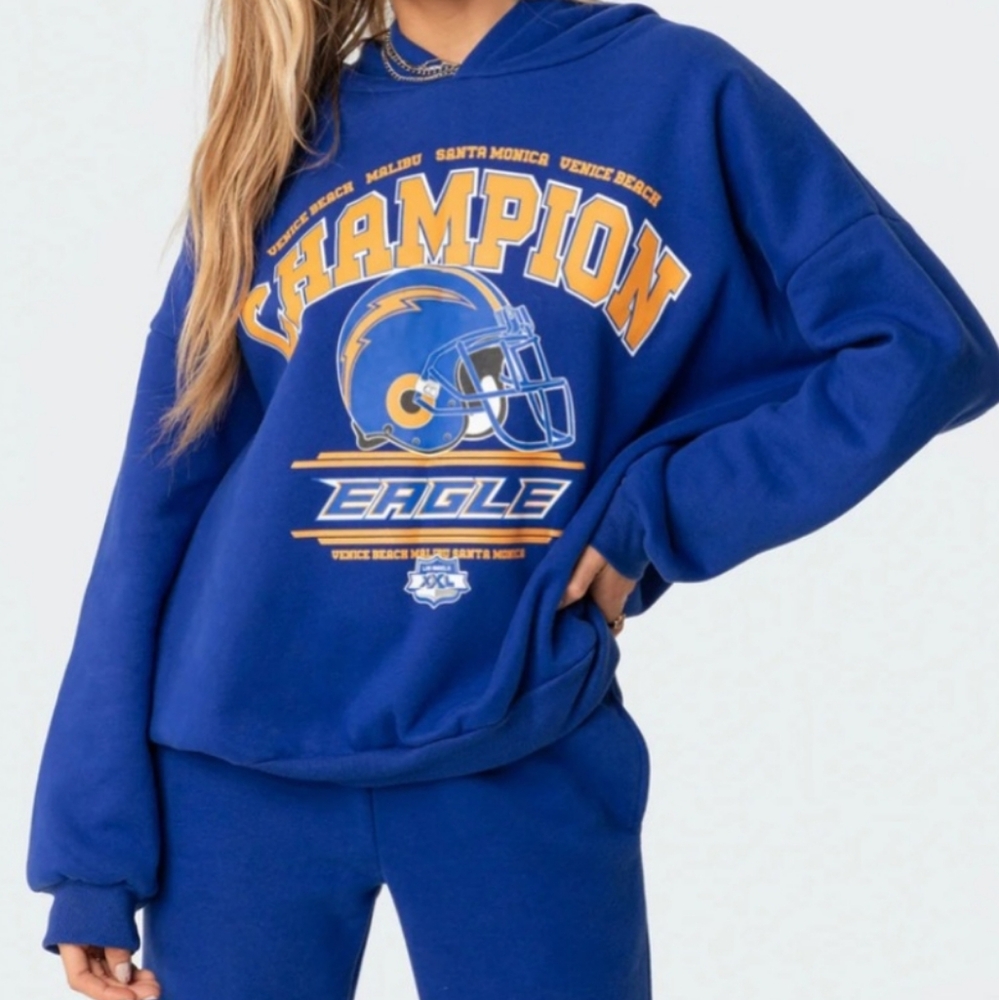 EDIKTED La Champion Eagle Hoodie,size XS/S